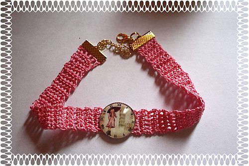 Choker rosa